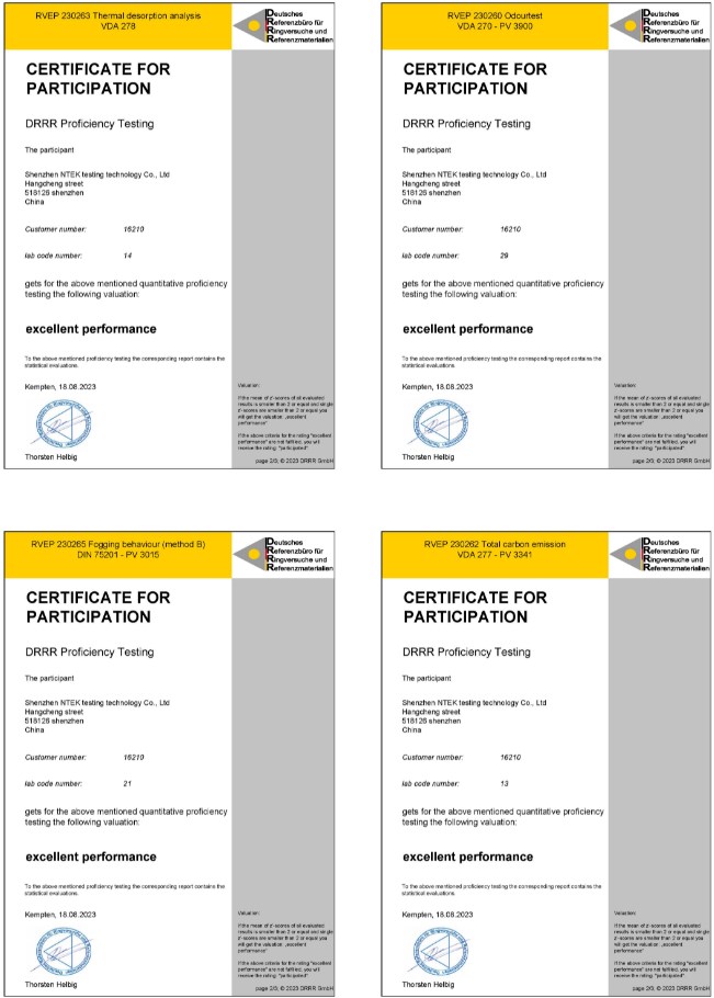 德國標物局DRRR驗證