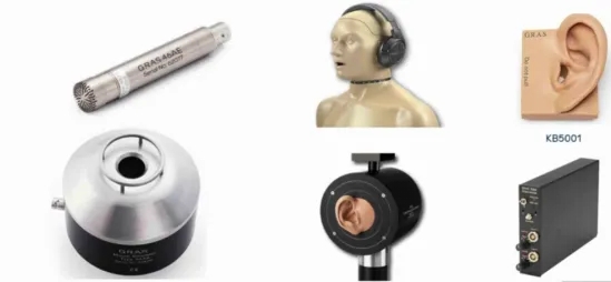 仿真軀干、仿真嘴、人工耳、自由場麥克風等高端配件